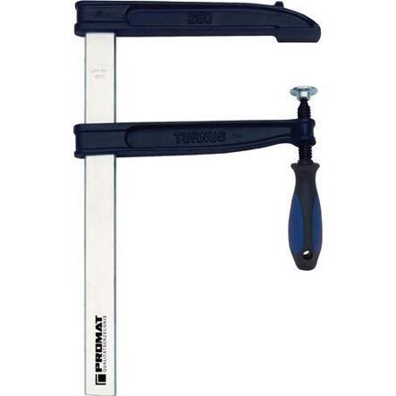 PROMAT Tiefspannschraubzwinge mit 3K-Griff - Spannweite 1000mm, Öffnung 300mm, Profil 45x12mm